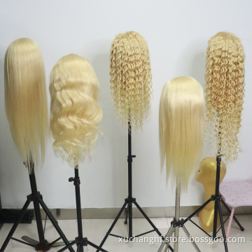 Hanfan 613 Blonde HD Full Lace Wigs Raw Virgin Human Hair Lace Front Wig for Black Women Peruvian 360 Lace Closure Frontal Wig